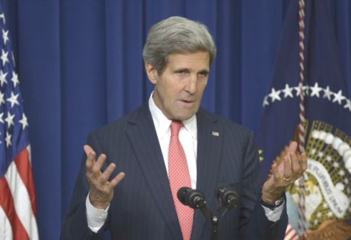Jhon Kerry, NATO Toplantısı Öncesi Rasmussen\'le Görüştü