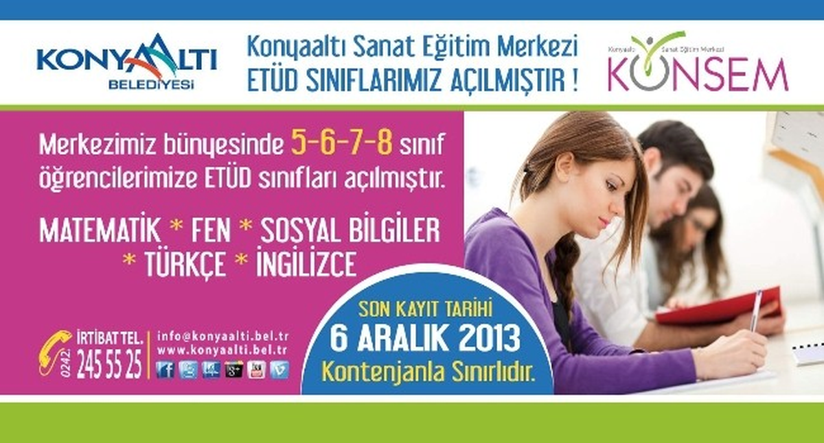 Konyaaltı Belediyesi\'nden Öğrencilere Müjde