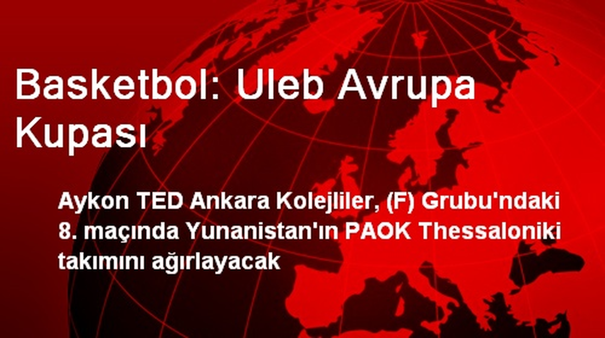 Basketbol: Uleb Avrupa Kupası