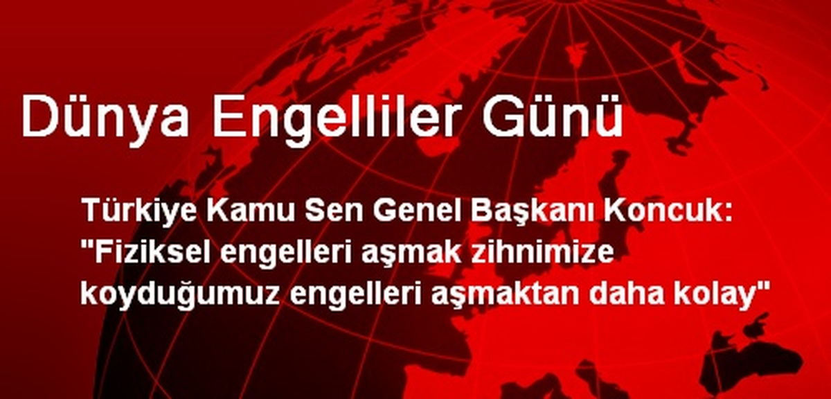 Dünya Engelliler Günü