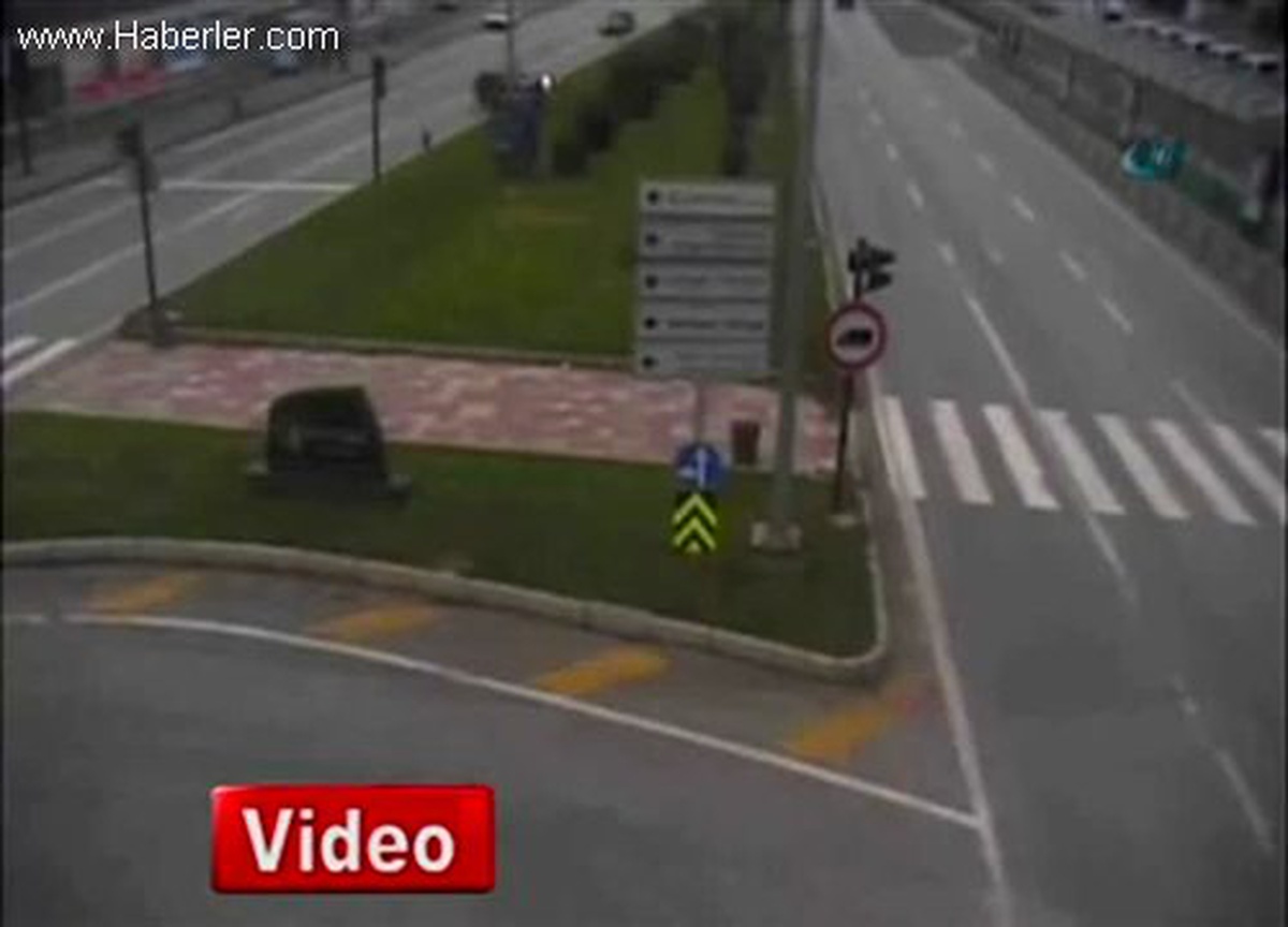 Samsun\'da Meydana Gelen Trafik Kazaları Mobese\'de