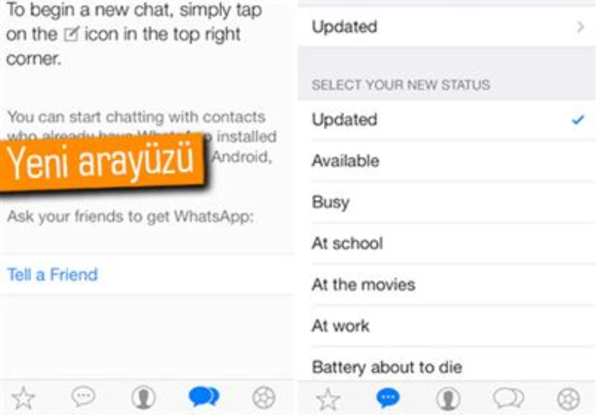 Whatsapp, İos 7 İçin Güncellendi