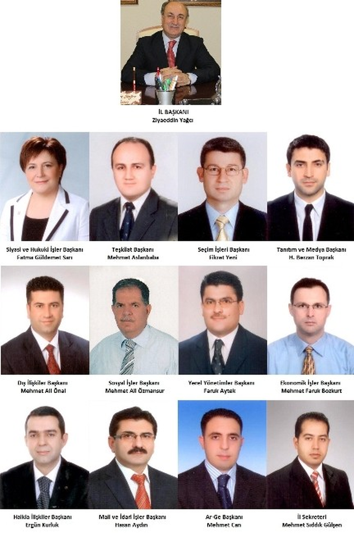 AK Parti Adana İlde Yeni Başkanlık Divanı Belli Oldu