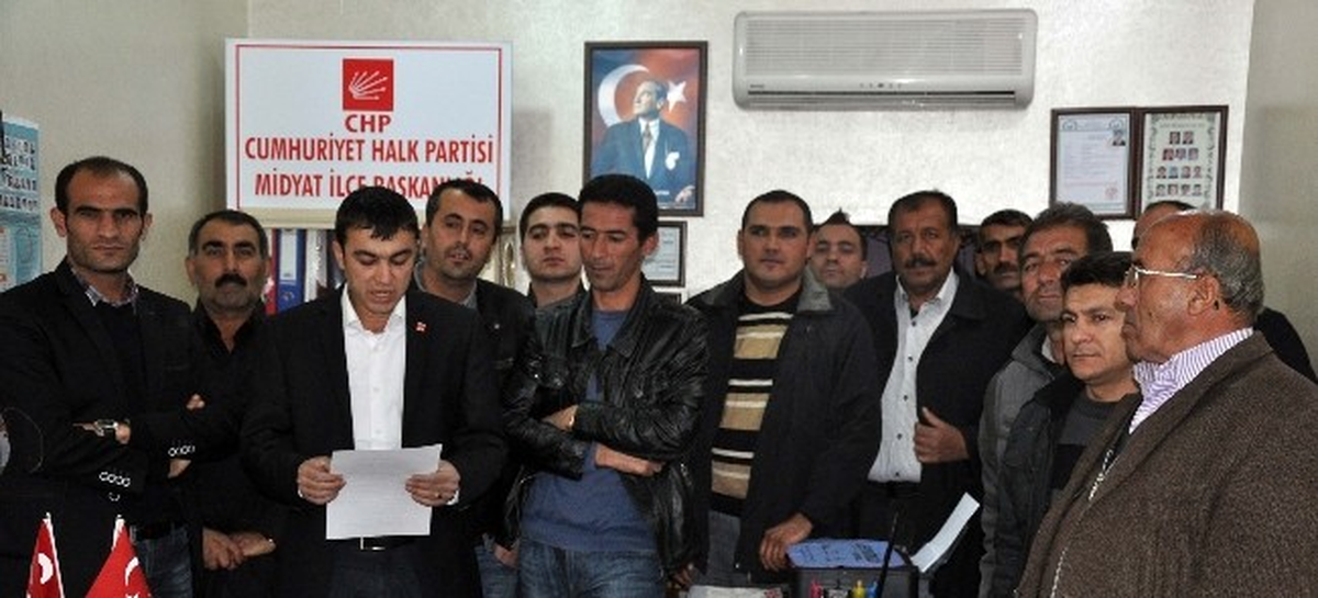 CHP Midyat Teşkilatı, İstifa Etmeden AK Parti\'yi Destekleyeceklerini Açıkladı