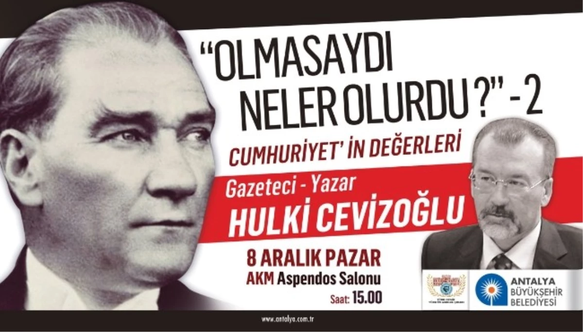Gazeteci-Yazar Cevizoğlu 8 Aralık\'ta Antalya\'da