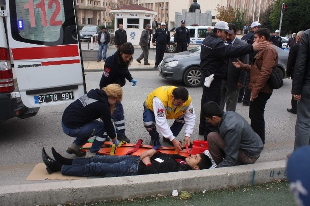 Gaziantep\'te Trafik Kazası: 1 Yaralı