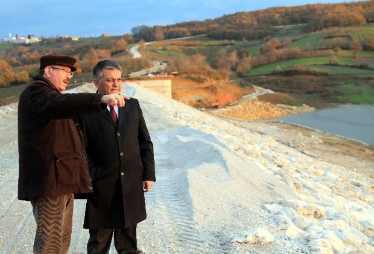 Kocaeli Büyükşehir Bürokratları Namazgah Barajını İnceledi