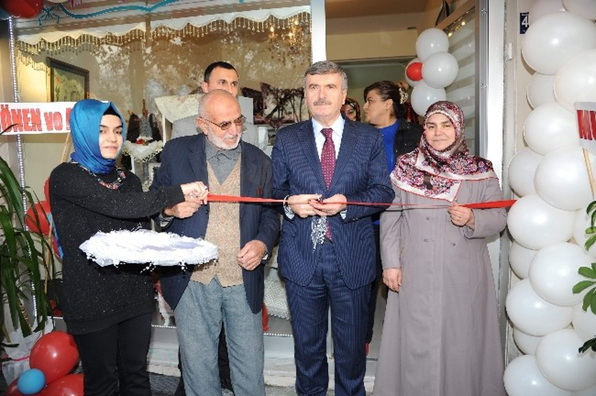 KOMEK\'te Meslek Öğrenen Kursiyer Kendi İş Yerini Açtı