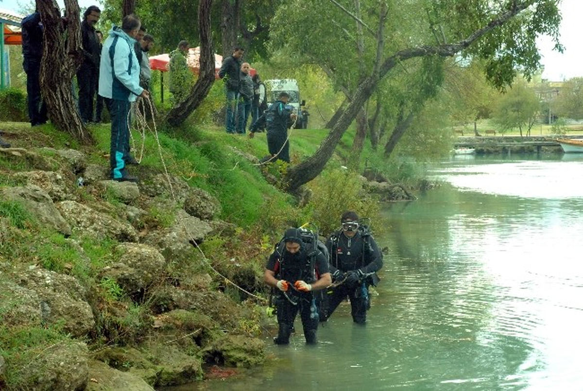 Manavgat Irmağı\'nda Arama Çalışmaları