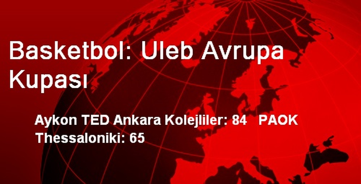 Basketbol: Uleb Avrupa Kupası