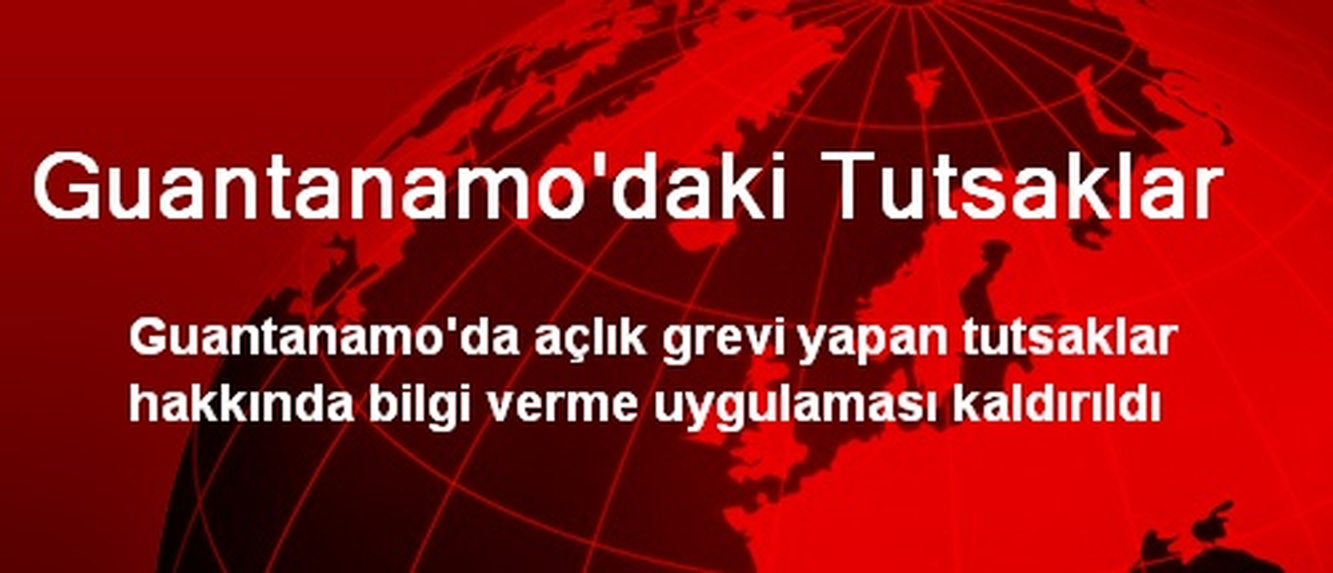 Guantanamo\'daki Tutsaklar