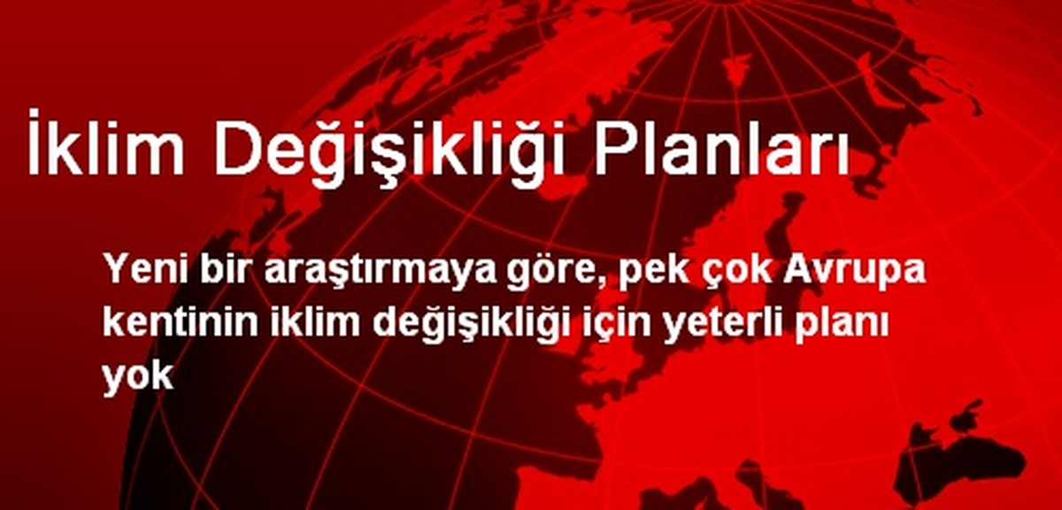 İklim Değişikliği Planları