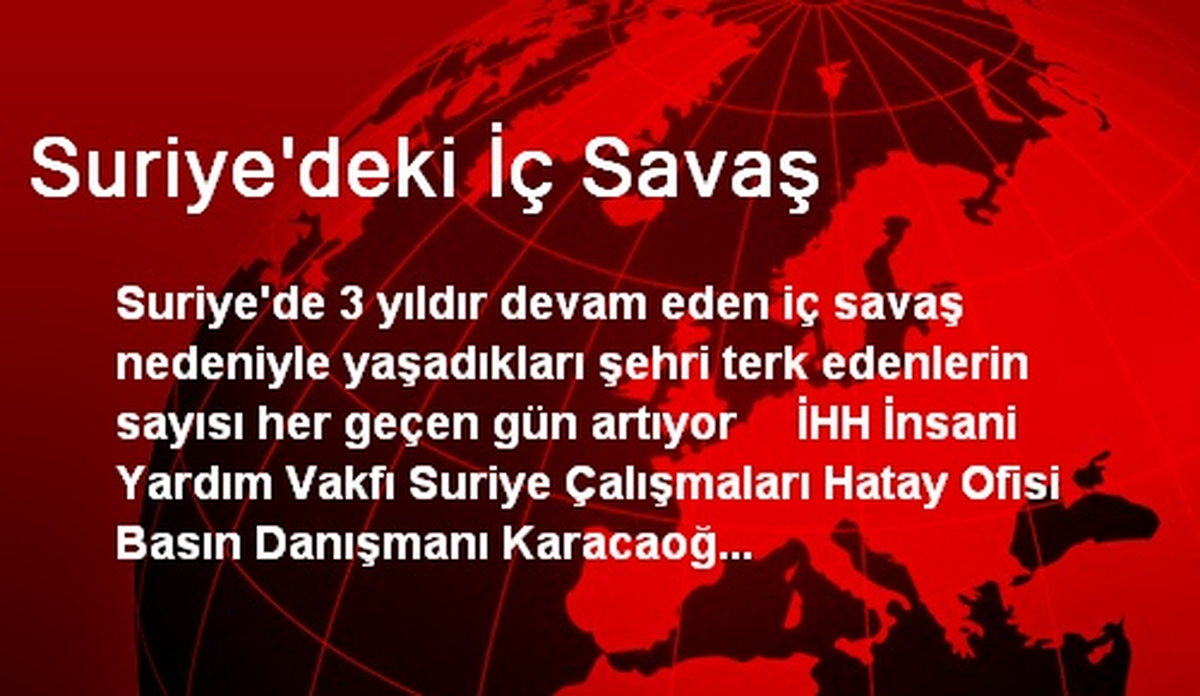 Suriye\'deki İç Savaş