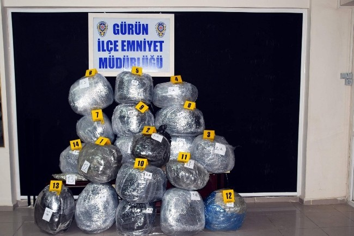 Sivas\'ta 101 Kilo Esrar Ele Geçirildi