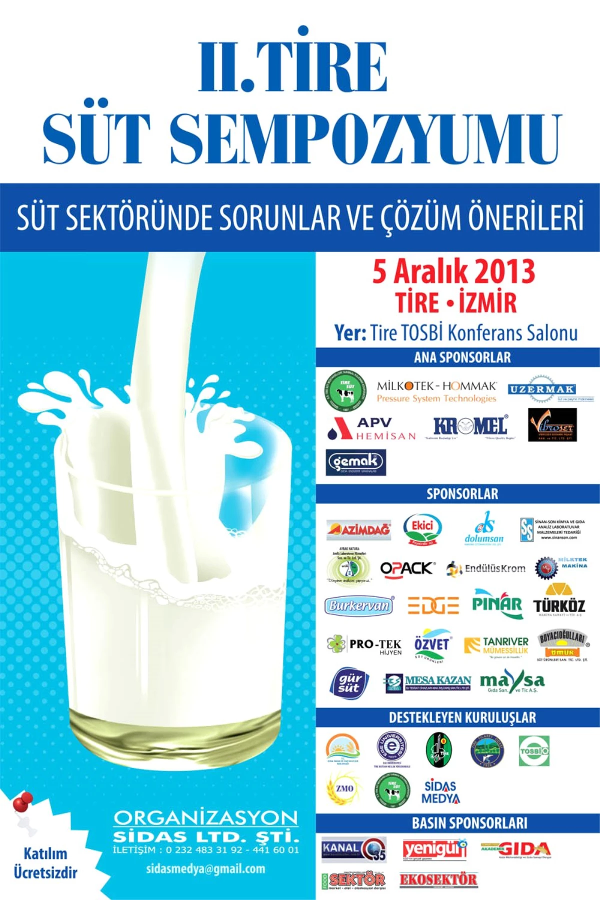 Süt İşletmeleri Yarın Tire\'de Buluşacak