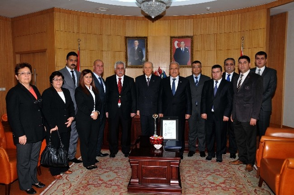 Tarsus Heyetinden Bahçeli\'ye Ziyaret
