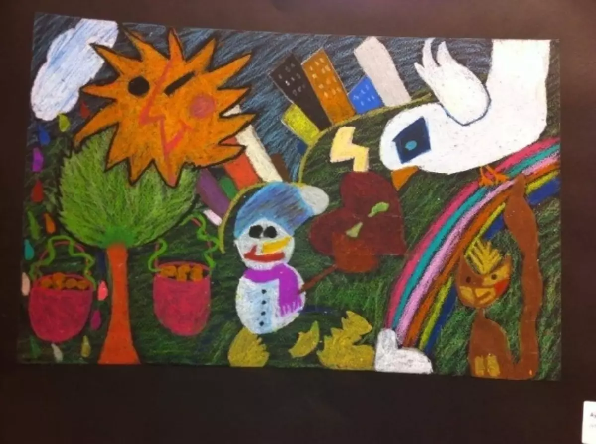 Urla İytev'li Küçük Ressamlardan Büyük Başarı