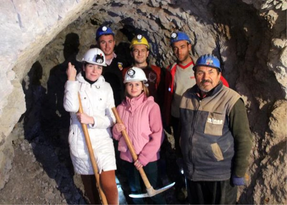 Develi\'de Belediyenin Kadın Mühendisleri Madene İndi