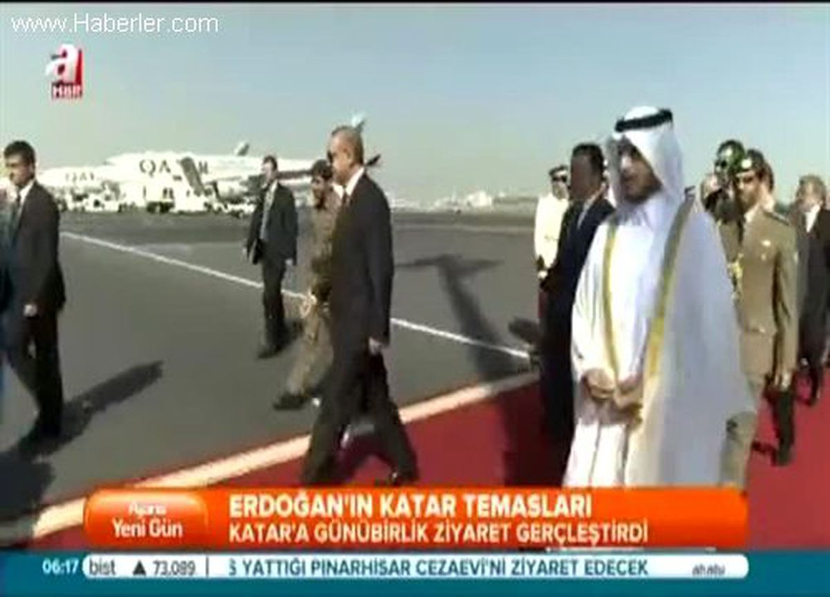 Erdoğan\'ın Katar Temasları