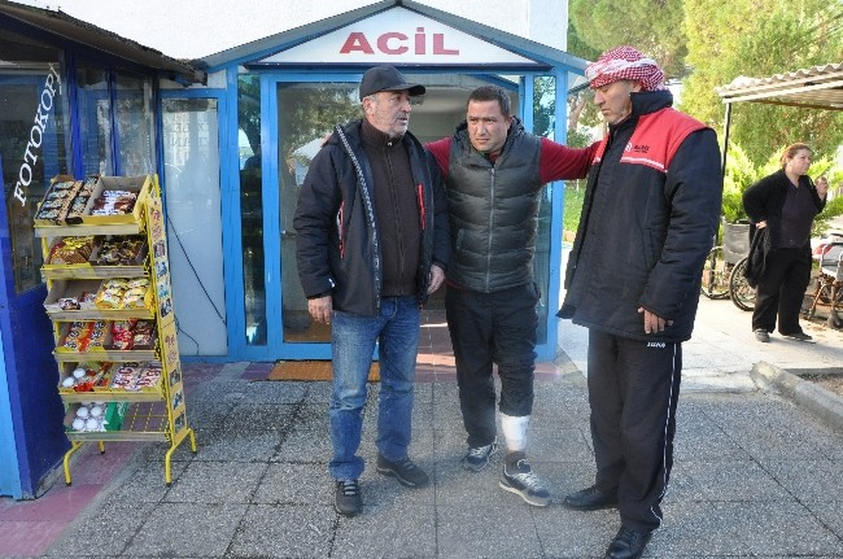 Foça\'da Sokak Köpeklerinin Saldırısına Uğrayan Vatandaş Ağır Yaralandı
