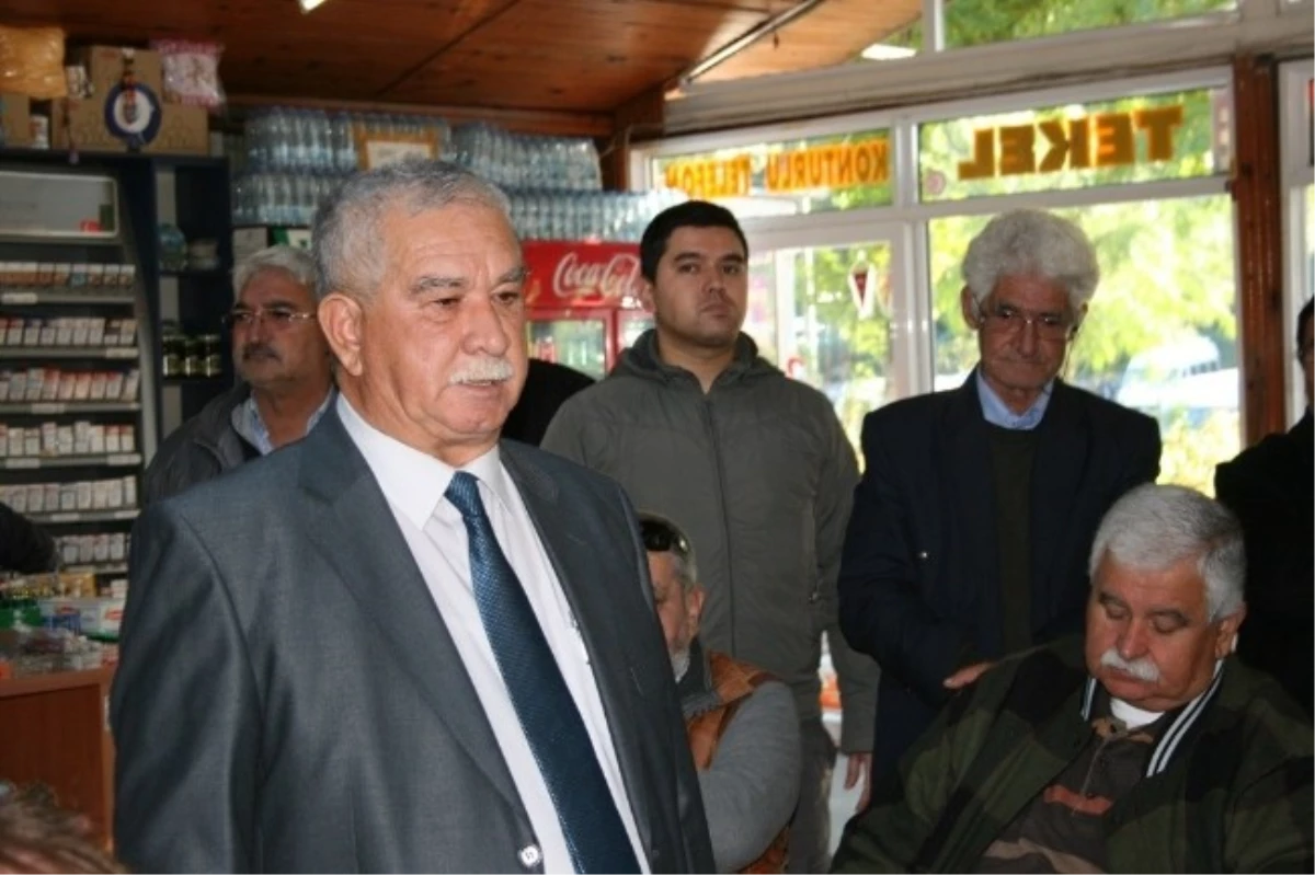 Marmaris Şoförler Odası\'nda Mustafa Zeybek Adaylığını Açıkladı