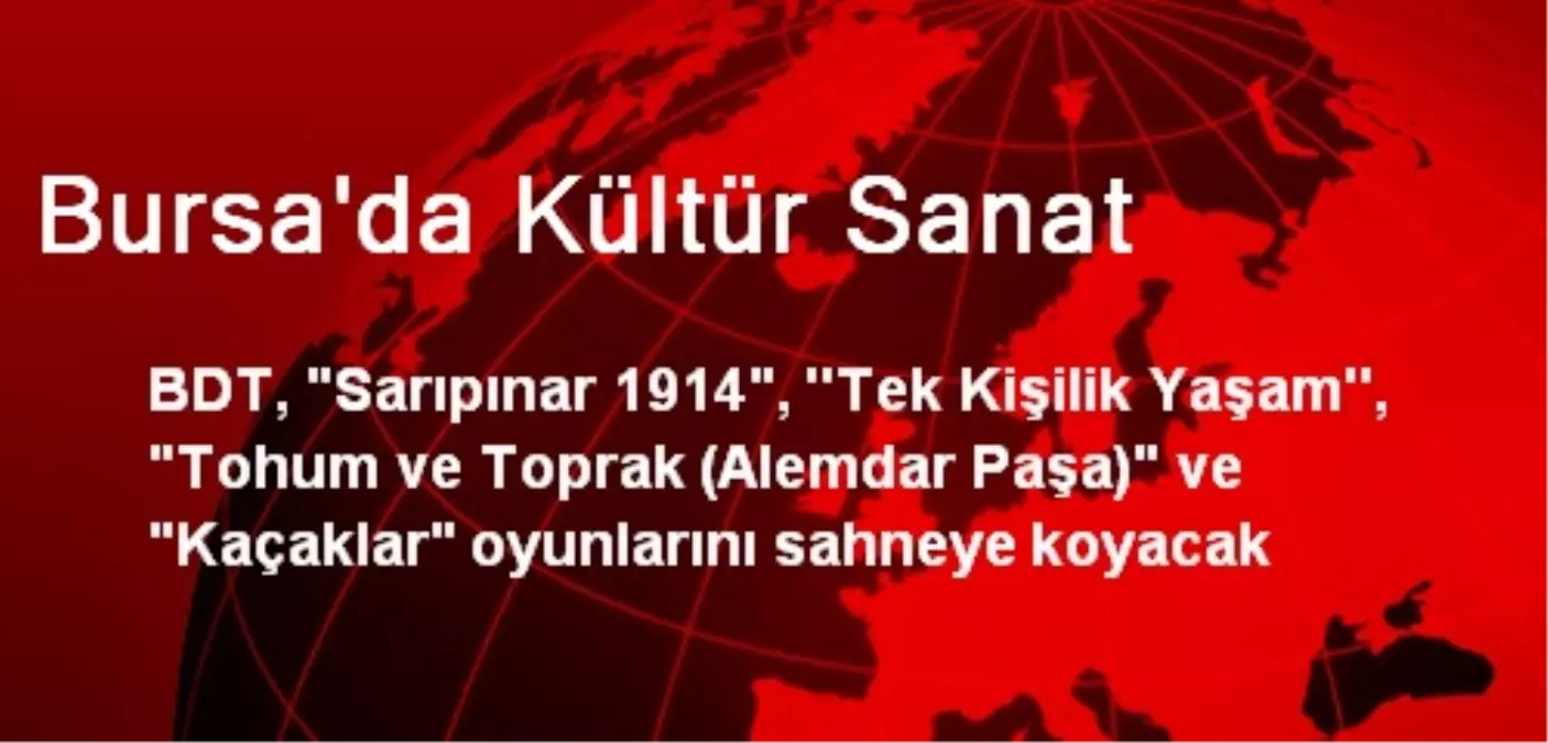 Bursa\'da Kültür Sanat