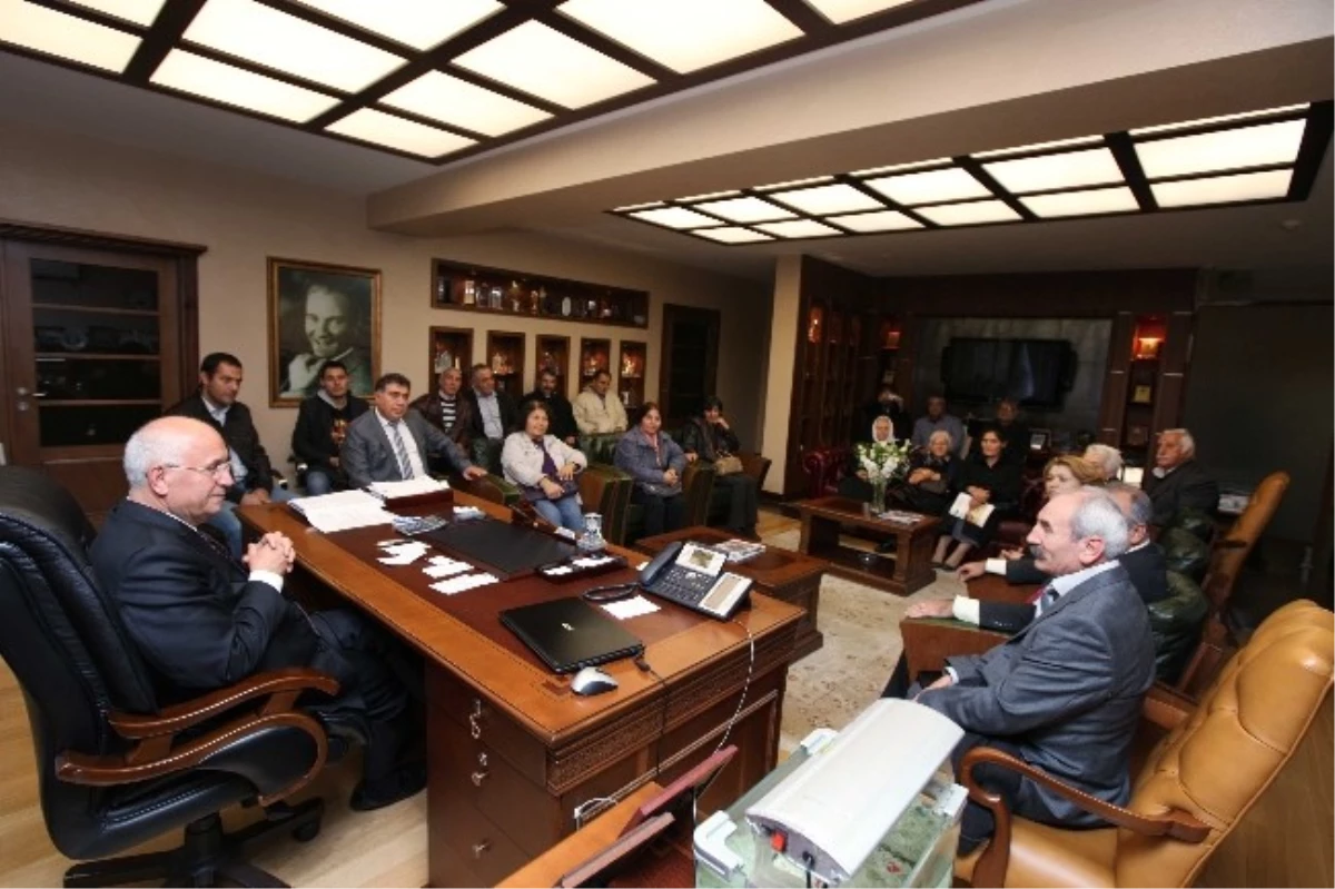 Sivas ve Kayseri Derneklerinden Başkan Yaşar\'a Ziyaret