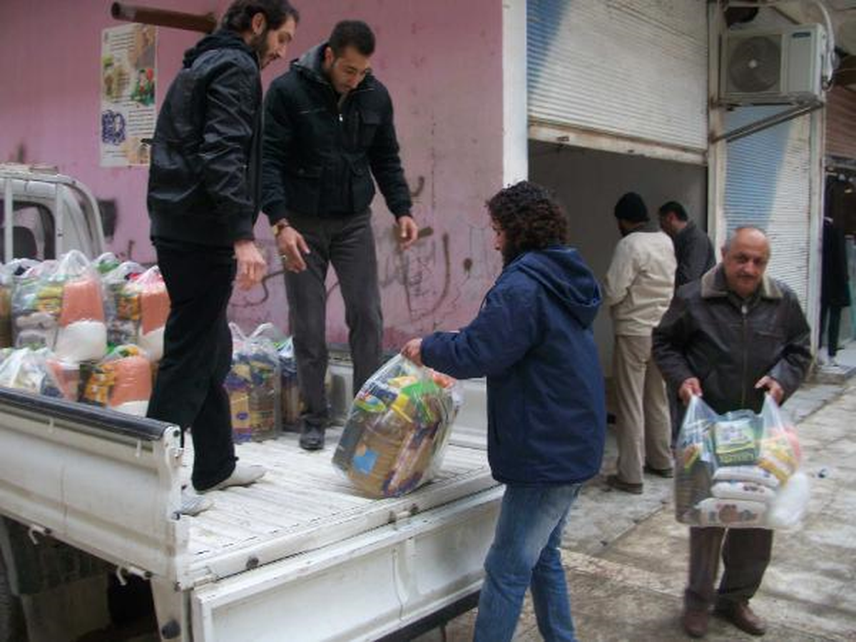 Suriye\'deki 200 Aile Yardım Gönderildi