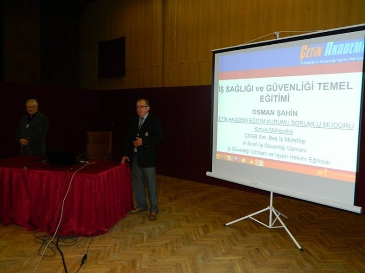 Tekirdağ İl Özel İdaresi İş Sağlığı ve İş Güvenliği Eğitimleri Başladı