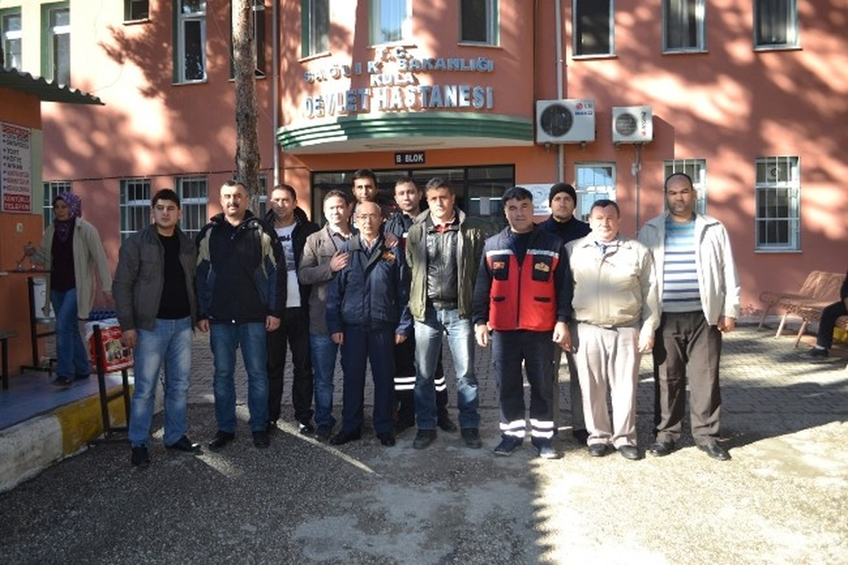 Berk Bebeğe Salihli İtfaiyesi\'nden Kan Desteği