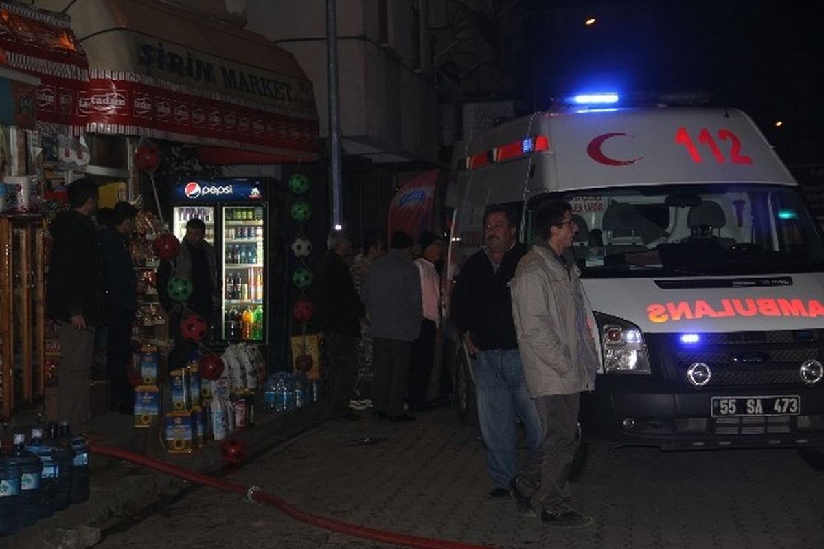 Çarşamba\'da Ev Yangını