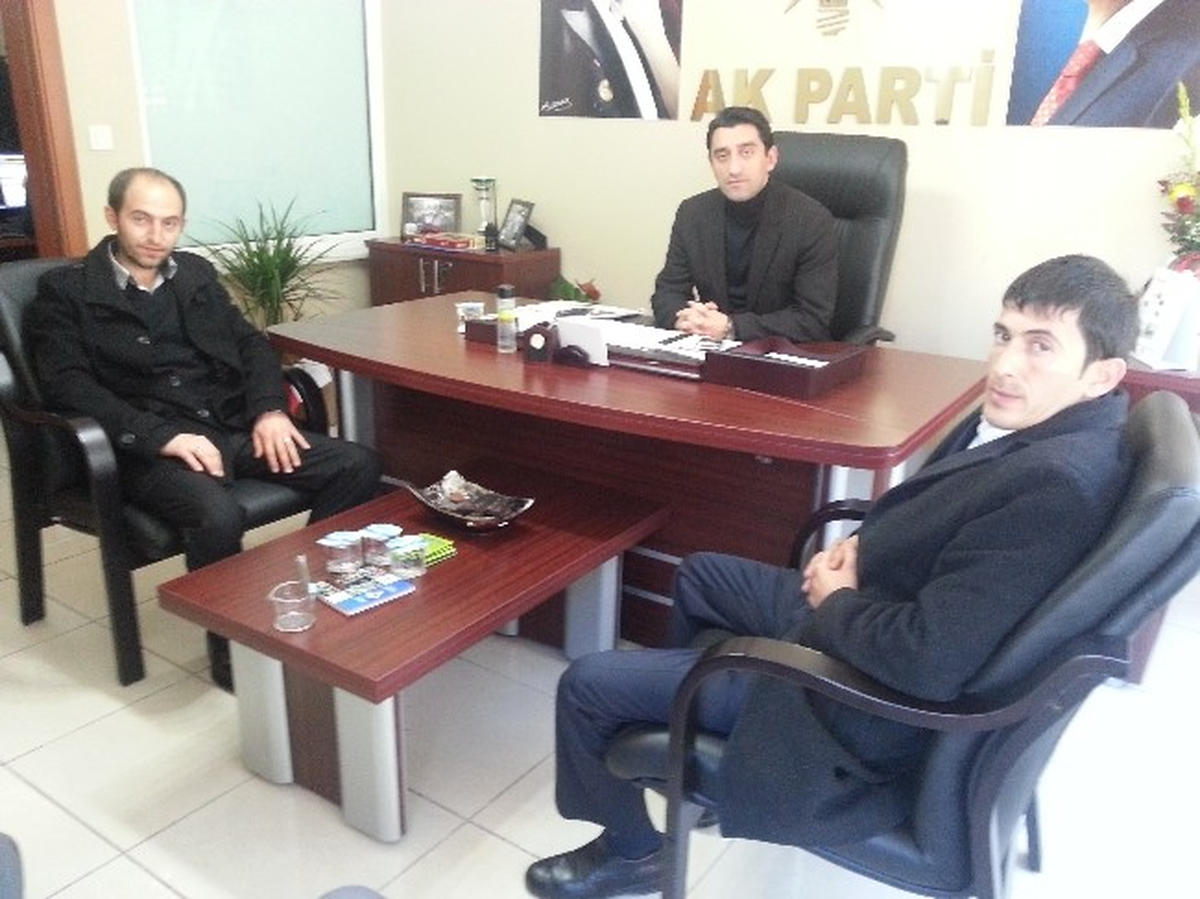 Devrek\'te, Taşıyıcılar Kooperatifinden AK Parti\'ye Ziyaret
