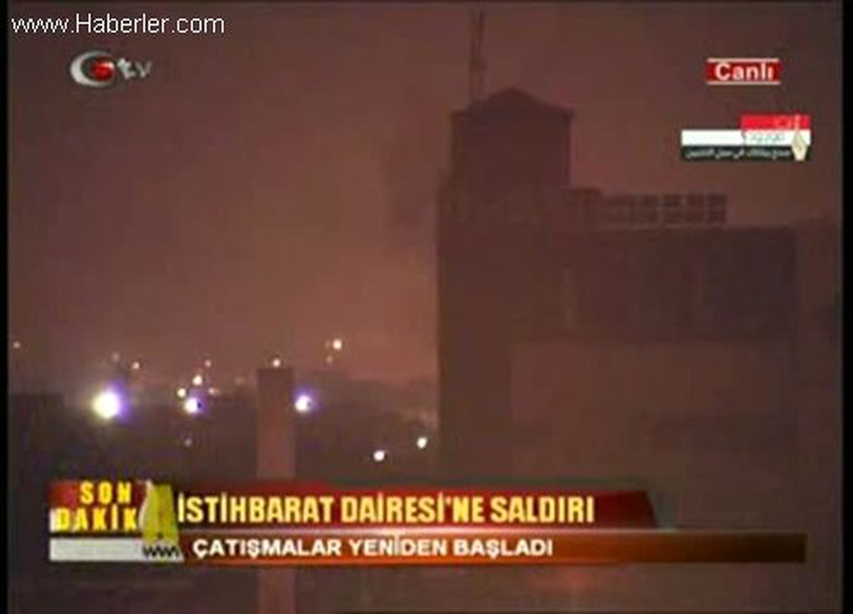 Kerkük Saldırılarını El Kaide Üstlendi.... Emniyet Binasındaki Patlama Anı Kamerada....