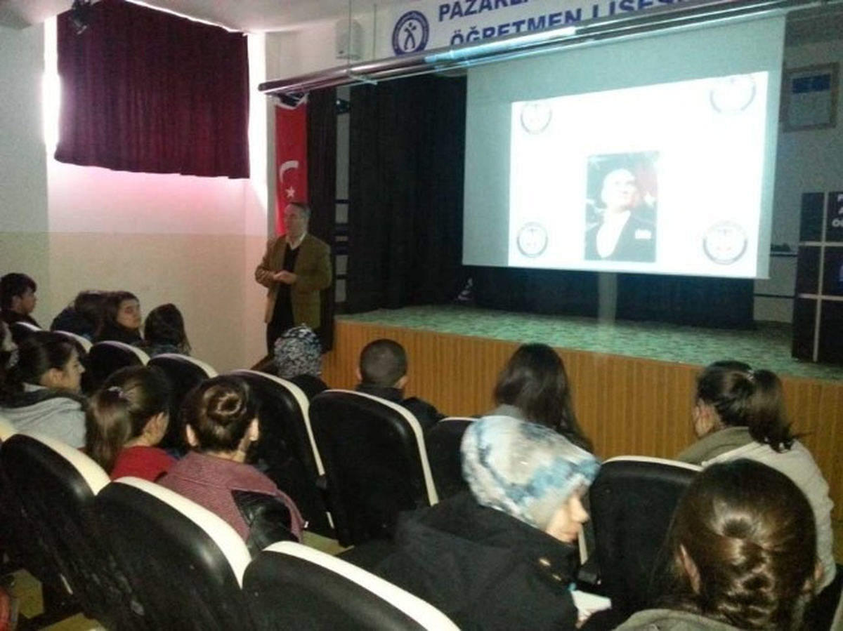 Pazarlar\'da Gençlik ve Güvenli Gelecek Konferansı Verildi
