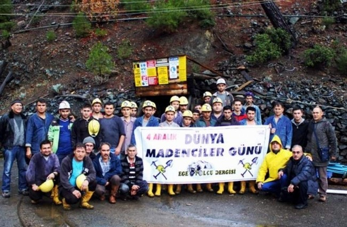 Maden Ocağında \'Dünya Madenciler Günü\' Kutlaması