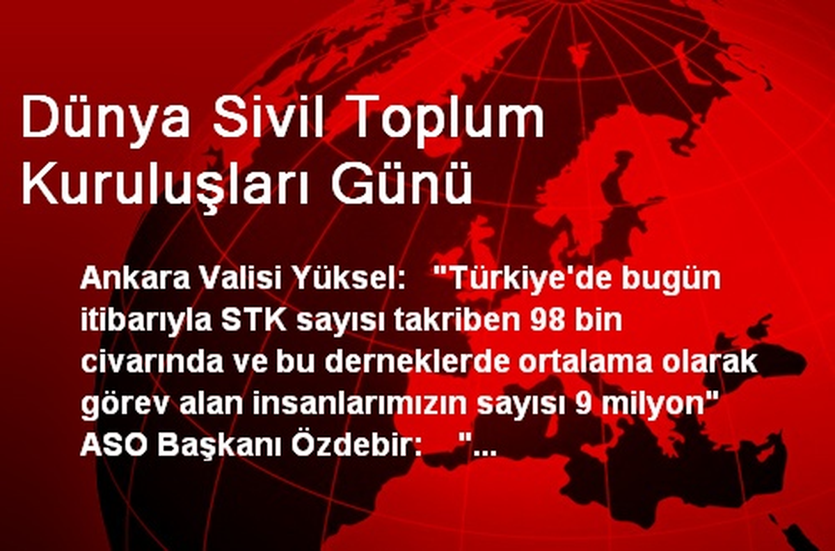 Dünya Sivil Toplum Kuruluşları Günü