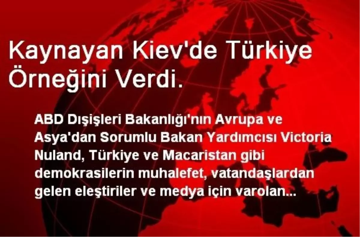 Kaynayan Kiev\'de Türkiye Örneğini Verdi.