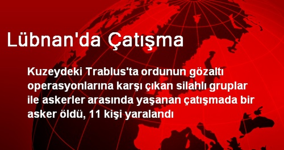 Lübnan\'da Çatışma
