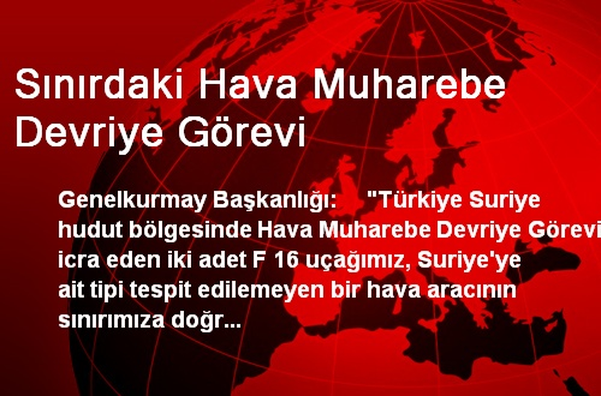 Sınırdaki Hava Muharebe Devriye Görevi