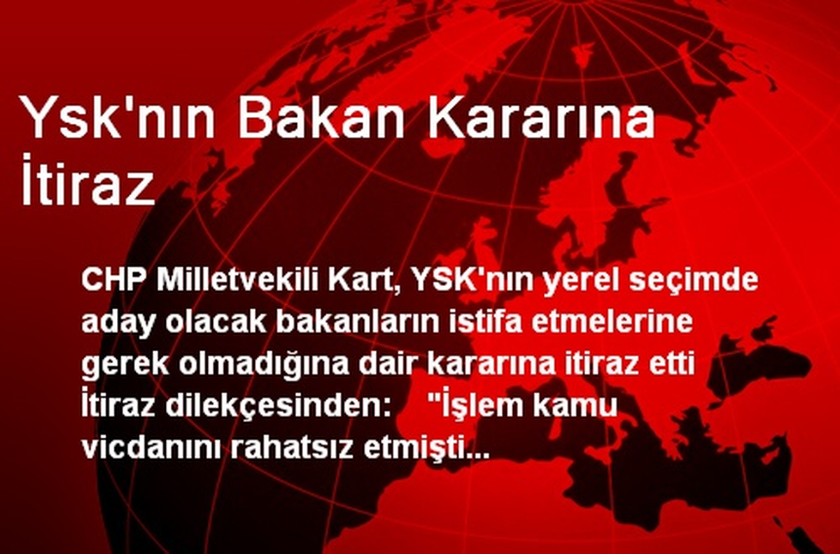 Ysk\'nın Bakan Kararına İtiraz