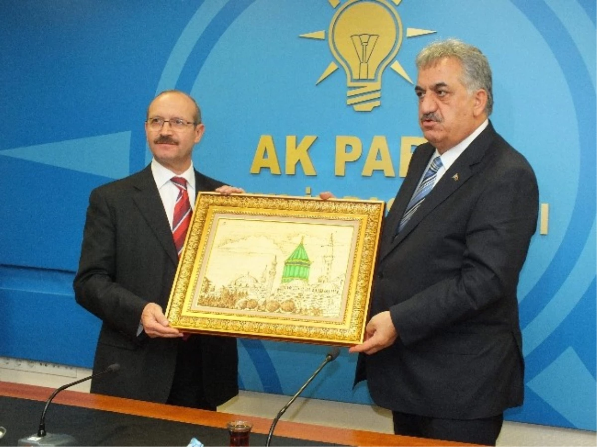 Bakan Yazıcı\'dan AK Parti Konya İl Başkanlığına Ziyaret