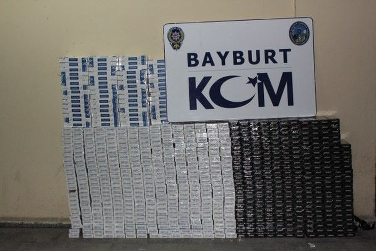 Bayburt\'ta Kaçak Sigara Operasyonu