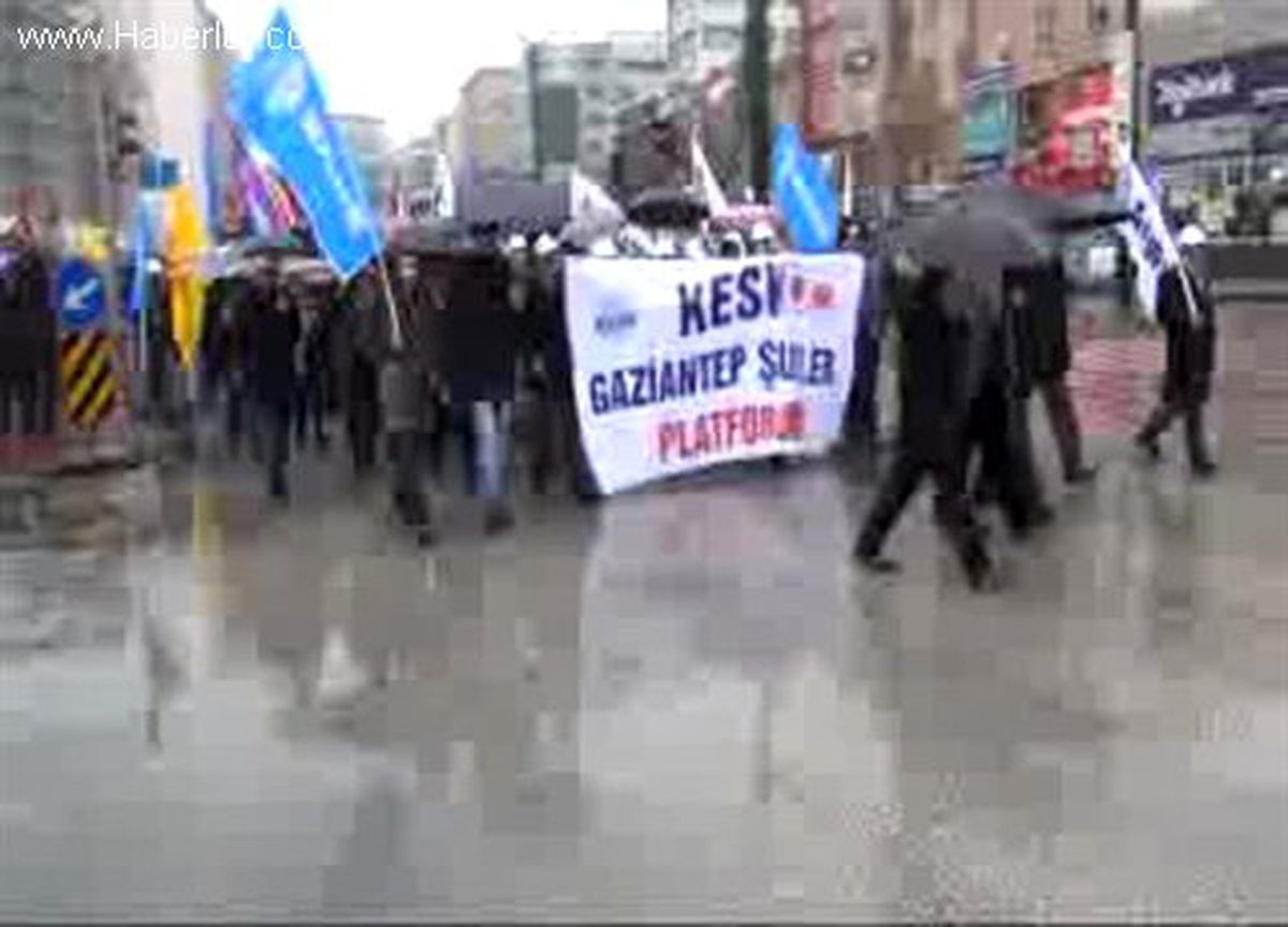 Gaziantep\'te Yüksekova Protestosu