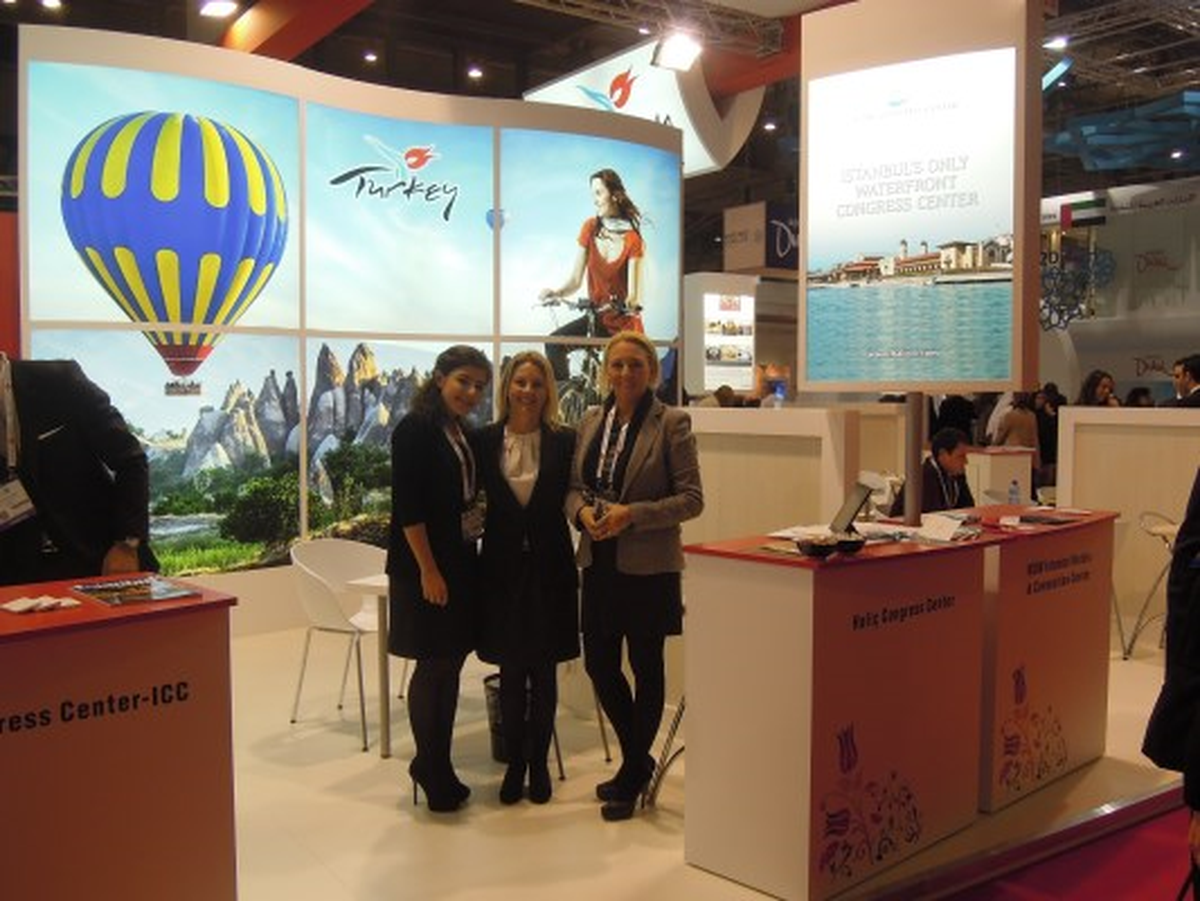 Haliç Kongre Merkezi EIBTM-2013 Fuarı\'nda Türkiye\'yi Temsil Etti