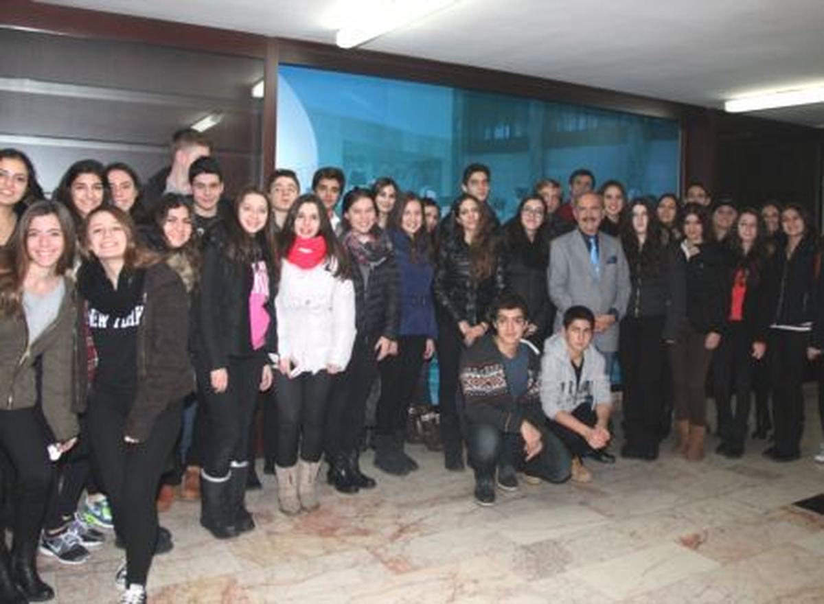 Notre Dame de Sion Lisesi Öğrencilerinden Büyükerşen\'e Ziyaret