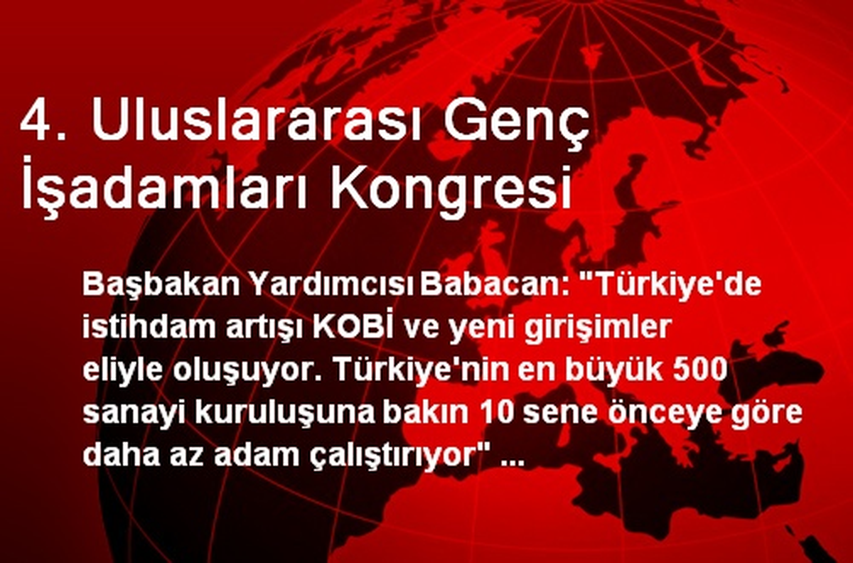 4. Uluslararası Genç İşadamları Kongresi