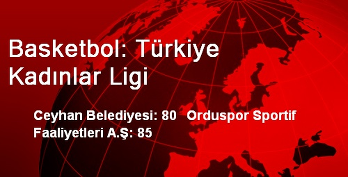 Basketbol: Türkiye Kadınlar Ligi