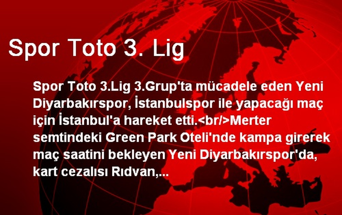 Spor Toto 3. Lig