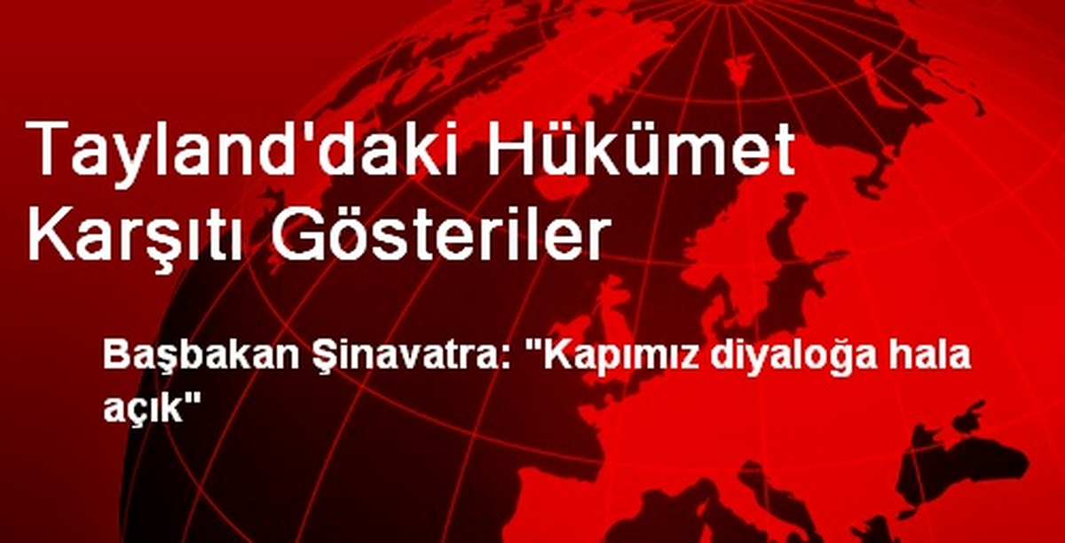 Tayland\'daki Hükümet Karşıtı Gösteriler