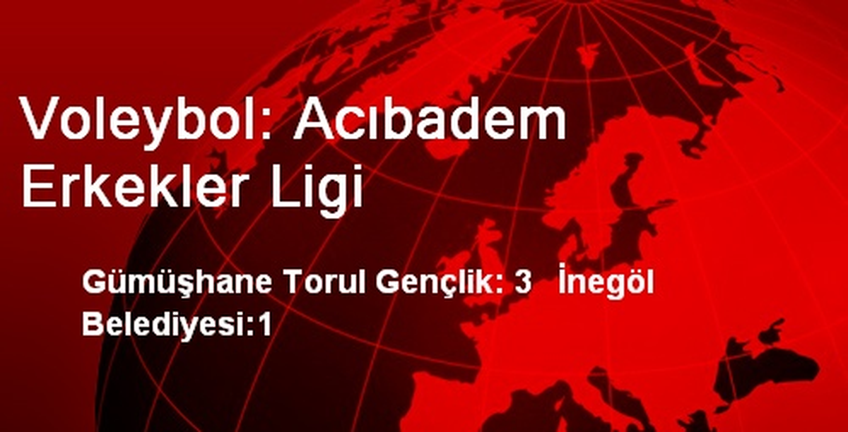 Voleybol: Acıbadem Erkekler Ligi